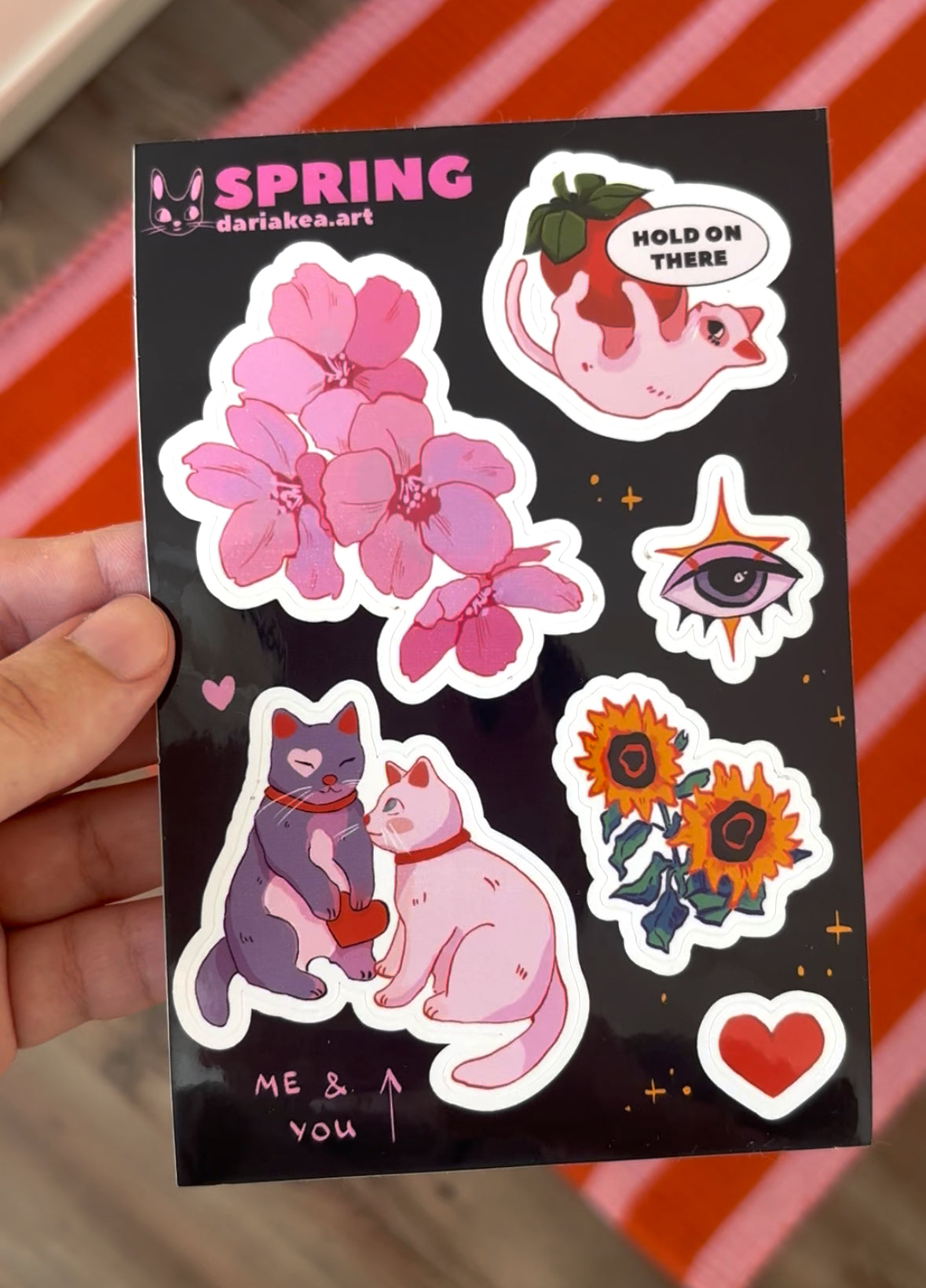 Spring Stickers Sheet